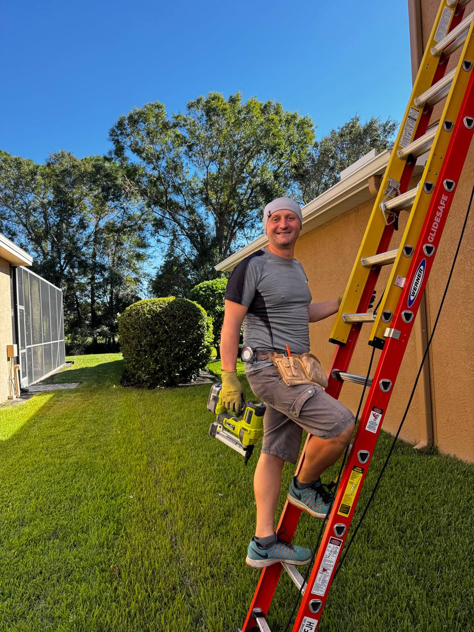 Exterior renovation work
