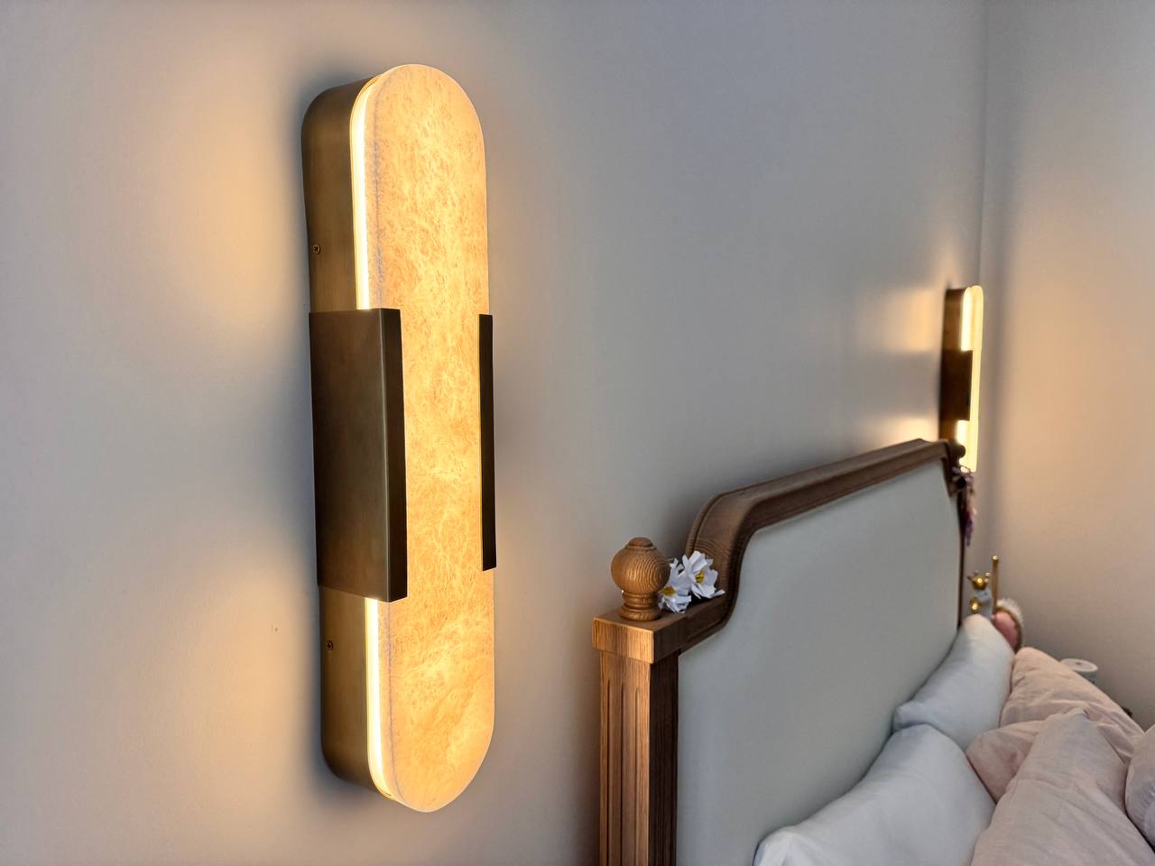 Custom LED wall sconces