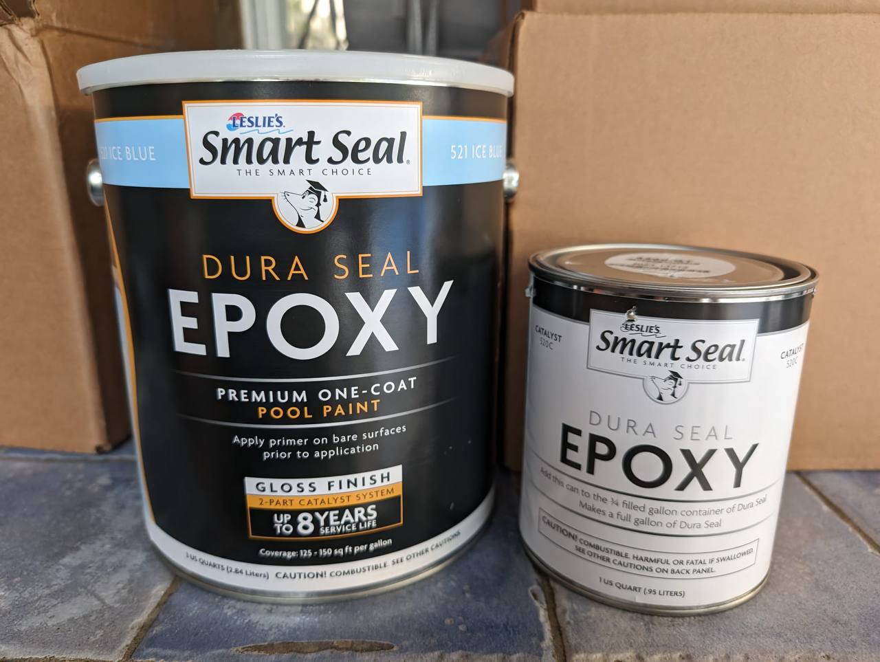 Pool resurfacing materials