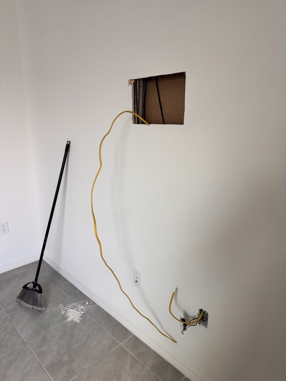 Electrical rough-in wiring